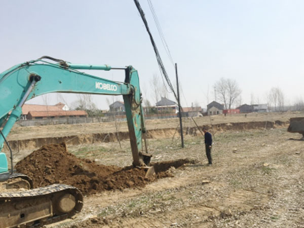 护坡基础土方开挖