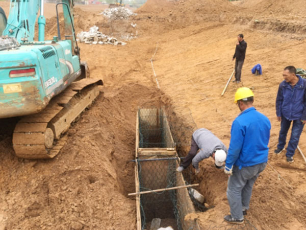 格宾石笼基础施工